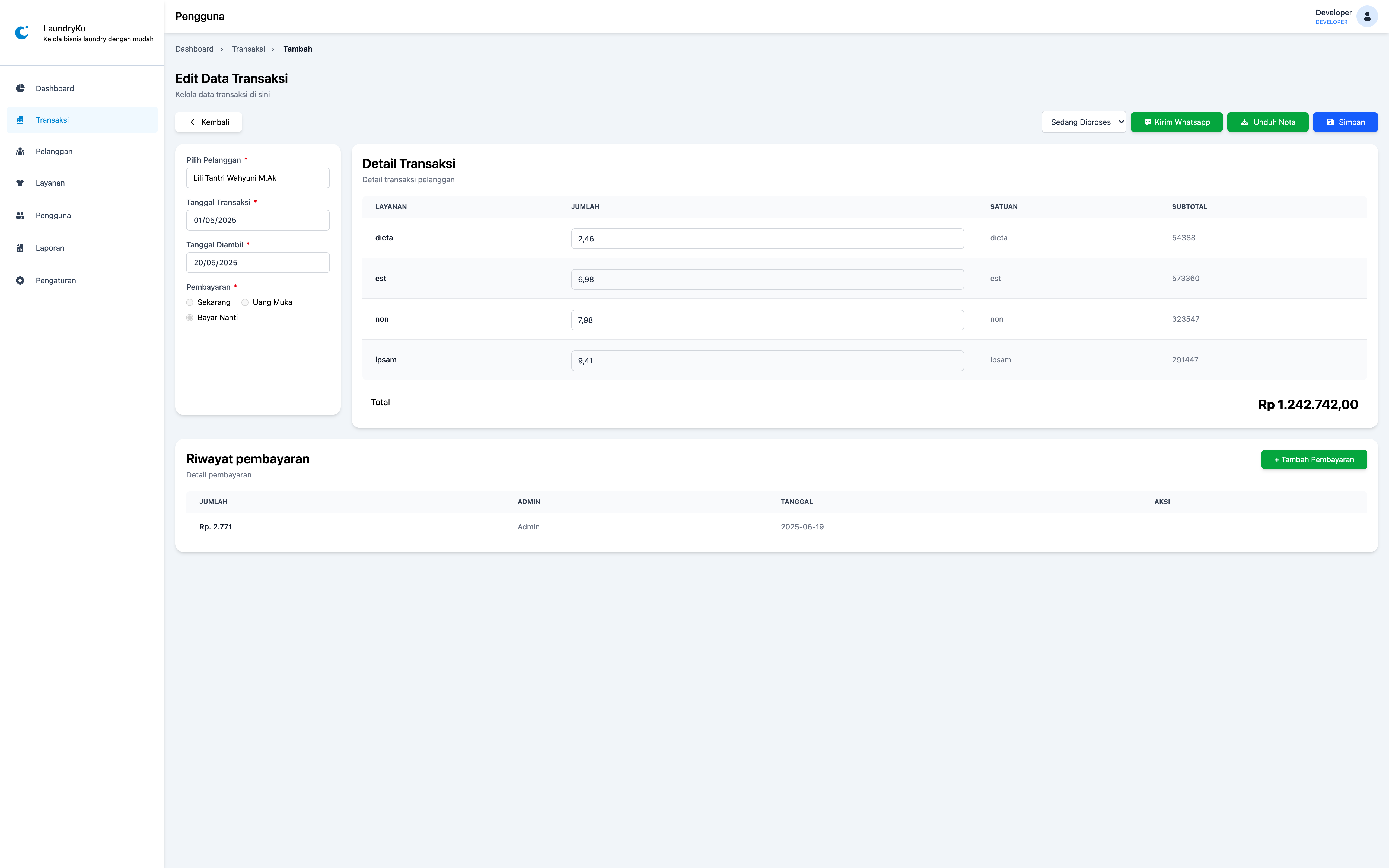 Kelola Pesanan Screenshot